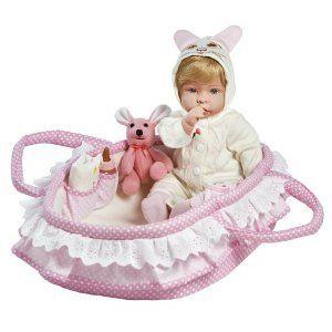 Real Life Baby Doll, Molly \u0026 Fluffy, 18-inch GentleTouch Vinyl, Weighted Body お人形さん あやつり人形 フィギュ ゲーム、おもちゃ-フィギュア-フィギュア本体