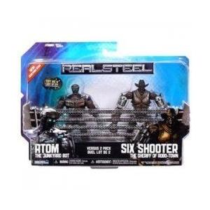 Real Steel Movie BASIC アクションフィギュア 2Pack Atom Vs. Six Shooter 131002fnp