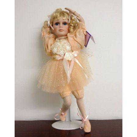 RIEA 16 Porcelain Ballerina Doll By Goldenvale ドール 人形 フィギュア
