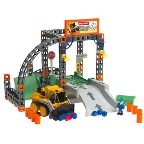 Rokenbok R/C Dozer with Recycling Center (Old version, only works with Classic wired radio control ゲーム、おもちゃ-フィギュア-フィギュア本体