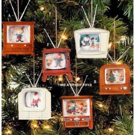 Rudolph and the Island of Misfit Toys Mini Tv Set Ornaments Set of 6 フィギュア おもちゃ 人形の画像