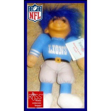 RUSS BERRIE TROLL DETROIT LIONS FOOTBALL NEW W TAGS ドール 人形 フィギュア