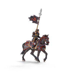 Schleich (シュライヒ) Dragon Knight 動き図形 on Horse with Lance フィギュア本体-フィギュア