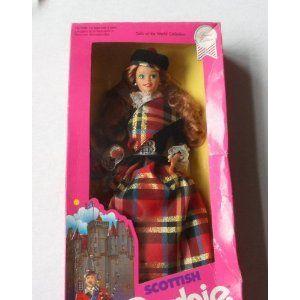 Scottish Barbie(バービー), Second Edition 1990 お人形さん あやつり人形 図形 フィギュア-フィギュア本体