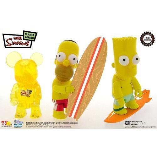 SDCC Exclusive Simpsons シンプソンズ Qee Figure Set 図形 ダイキャスト あやつり人形