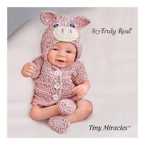 Sherry Rawn's Tiny Miracles Patty's Pig Tails Baby Girl Doll: So Truly Real by The Ashton-Drake Ga