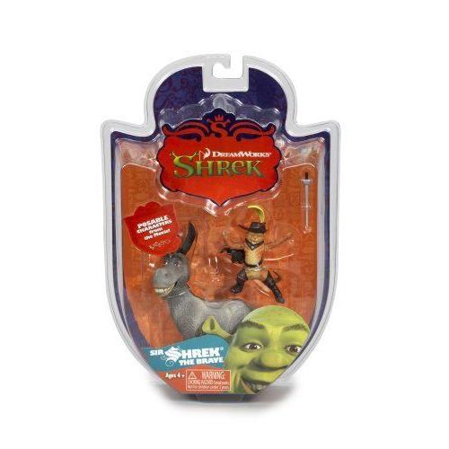 Shrek シュレック Movie Action Figure Donkey & Puss 'N' Boots フィギュア ダイキャスト 人形_1