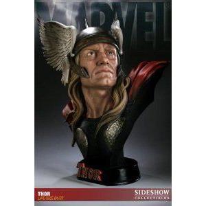 Sideshow (陣営見世物) Collectibles - Marvel (ビー玉) buste 1/1 Thor 72 珊 図形 手あそび フィギュア-ゲーム、おもちゃ