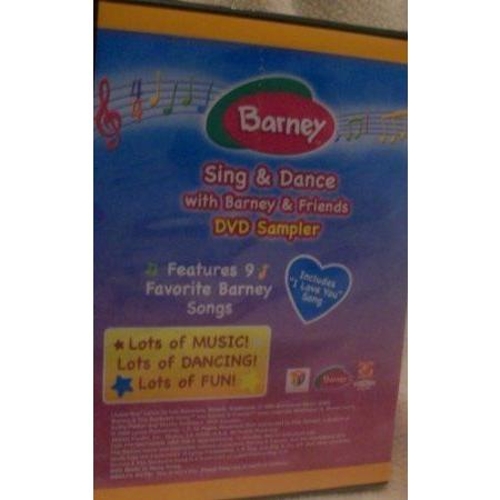 Sing and Dance with Barney Dvd Sampler 9 Favorite Barney Songs フィギュア おもちゃ 人形の画像