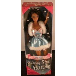 Skating Star Brunette Barbie(バービー) (Wal-Mart Special Edition) ドール 人形 フィギュア