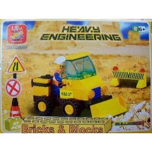 SLUBAN HEAVY ENGINEERING BULLDOZER 47 PIECE SET LEGO (レゴ) COMPATIBLE ブロック おもちゃ