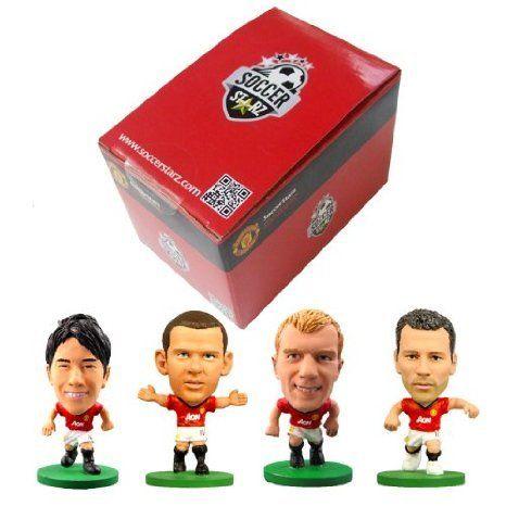 Soccerstarz Manchester United フィギュア 人形 4 Pack Set 2 フィギュア おもちゃ 人形