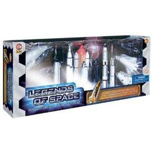 Space Exploration Toy Rocket Set: 10 Pc Rocket Replica Toy Collector's Set - Past Present and Futu