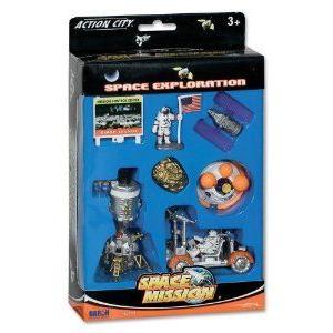 Space Mission: Space Exploration: 7-Piece Set ミニカー 細密画 ひな形 プレイセット四輪車 ダイキャ ゲーム、おもちゃ-フィギュア