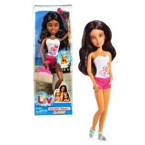 Spinmaster Year 2010 LIV Real Girls - Real Life Making Waves Series 12 Inch Doll - ALEXIS with Whi