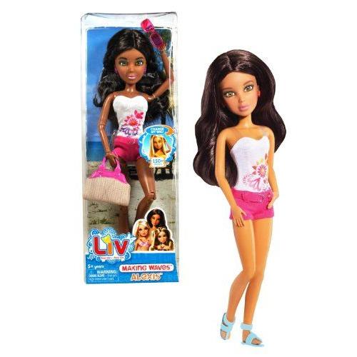 Spinmaster Year 2010 LIV Real Girls - Real Life Making Waves Series 12 Inch Doll - ALEXIS with Whiの画像