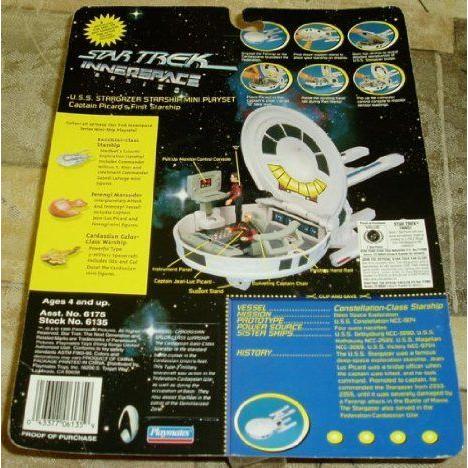 Star Trek (スター・トレック) U.S.S. Stargazer Starship Mini Playset w/ Picard \u0026 Q Innerspace Serieの画像