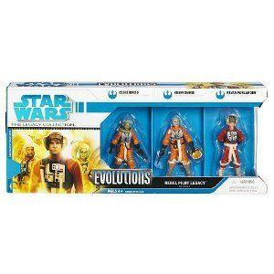 Star Wars (スターウォーズ) 3.75 Inch Evolutions - Rebel Pilots #2 Legacy 3Pk