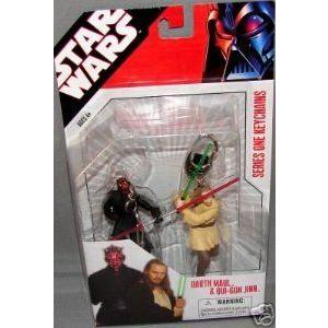 Star Wars (スターウォーズ) Keychains Darth Maul (ダースモール) \u0026 Oui-Gon Jinn