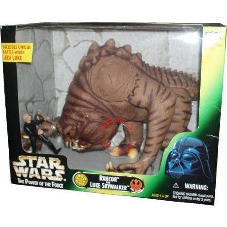 Star Wars (スターウォーズ) Power of the Force アクションフィギュア Playset - Rancor and Luke Skywa
