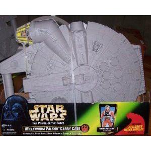 STAR WARS MILLENNIUM FALCON CARRY CASE WITH WEDGE ANTILLES 動き図形S フィギュア-フィギュア本体-ゲーム、おもちゃ
