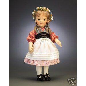 Steiff (シュタイフ) Bears \u0026 R John Wright Doll Kinder Series Children Katharina ドール 人形 フィギ