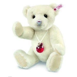 Steiff (シュタイフ) Berry Teddy Bear， White， 12 ドール 人形 フィギュア