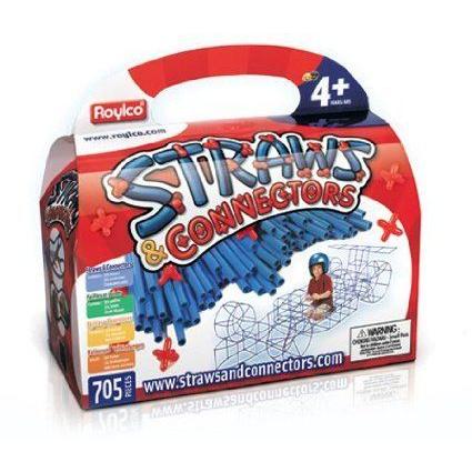 Straws and Connectors Creative Building Set 705 Pcs - Toolbox Edition ブロック おもちゃ
