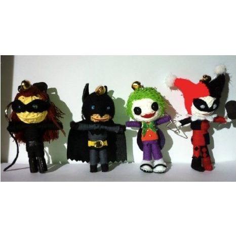 String Doll World - Batman (バットマン) \u0026 Catwoman \u0026 Joker \u0026 Harley Quinn Set - Voodoo String Doll