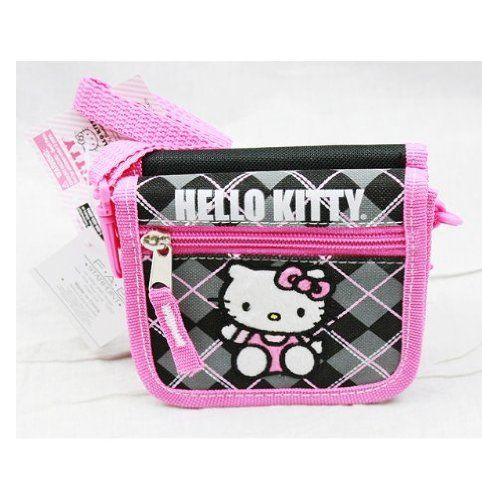 String Wallet - Hello Kitty(ハローキティ) - Black Checker フィギュア おもちゃ 人形