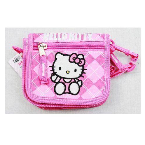 String Wallet - Hello Kitty(ハローキティ) - Pink Checker フィギュア おもちゃ 人形