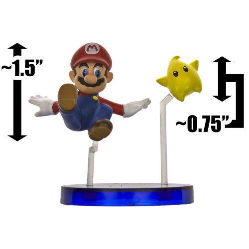 Super Mario (スーパーマリオ) Galaxy Trading フィギュア - Mario (2 フィギュア)_1