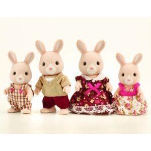 Sylvanian Families Champagne Rabbit Family ドール 人形 フィギュア