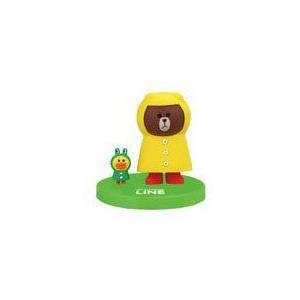 Takara Tomy LINE Phone App Character Mascot Part 2 フィギュア 人形 with Base ~2 - Brown Version B