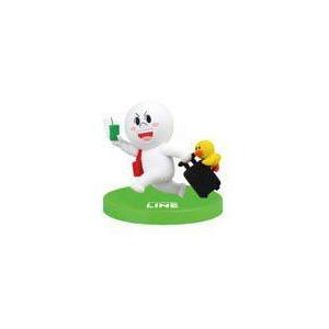 Takara Tomy LINE Phone App Character Mascot Part 2 フィギュア 人形 with Base ~2 - Moon Version A