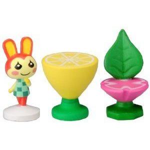 Takaratomy Animal Crossing New Leaf Bunnie Stamp フィギュア and Furniture Set