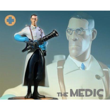 Team Fortress Gaming Heads 限定品 13 インチ Statue Blue Medic フィギュア おもちゃ 人形