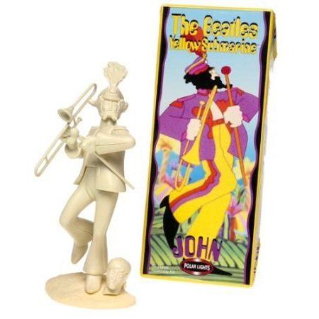 The Beatles Yellow Submarine John Plastic Assembly Model Kit NIB 図形 手あそび あやつり人形 フィギュア-ゲーム、おもちゃ
