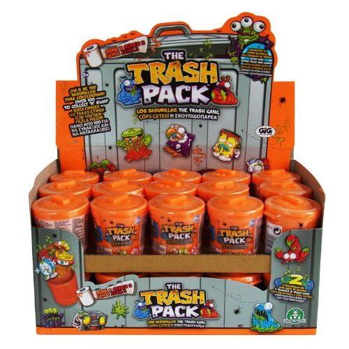 The Trash Pack Series 2 - Display with 30 Bins (Includes 60 Trashies) 図形 あやつり人形 手あそび フィギュア本体-ゲーム、おもちゃ