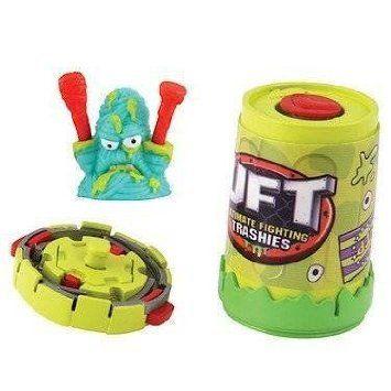 The Trash Pack Ultimate Fighting Trashies GREEN Spin Bin Launcher Pack with exclusive Trashie. Imp