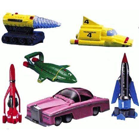 THUNDERBIRDS 6 Vehicle Super Set ミニカー ミニチュア 模型 プレイ