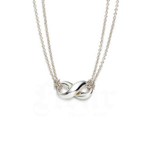 TIFFANY＆Co. ティファニー ネックレス フィギュア エイト ペンダント  (品番:17)