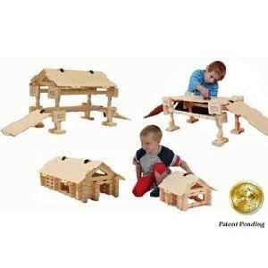 Timberworks Toys Covered Bridge Set ブロック おもちゃ