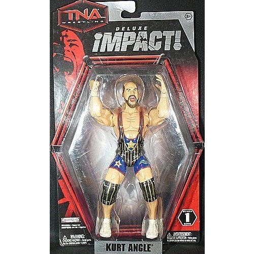 TNA Wrestling Deluxe Impact Series 1 Action Figure Kurt Angle フィギュア ダイキャスト 人形｜worldfigure