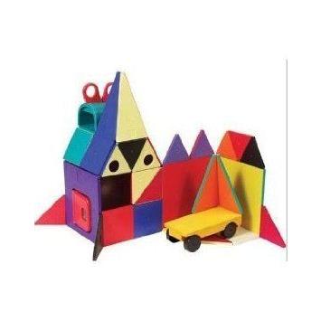 Toy / Game Super Magna-Tiles Solid Colors 48 Piece Dx Set - Provide Stimulus And Right-Side Brain
