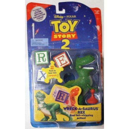 Toy Story 2 トイストーリー2 Wreck-A-Saurus Rex Toy Figure Silver Edition フィギュア ダイキャスト