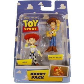 Toy Story Buddy Pack Hat Tip Woody \u0026 Jessie Mattel (マテル社) Toy アクションフィギュアs 2 Inches T