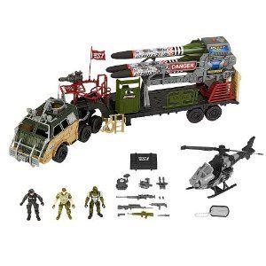 True Heroes Missile Launcher プレイセット ミニカー ミニチュア 模型 プレイセット自動車 ダイキャスト