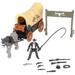 True Heroes Wild West Wagon Playset