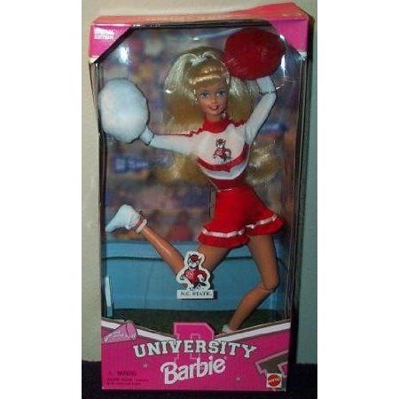 University N.C. State Barbie(バービー) Cheerleader Doll ドール 人形 フィギュア